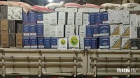 BPFRON apreende carga milionária de vinhos argentinos em ação conjunta em Barracão BPFRON apreende carga milionária de vinhos argentinos em ação conjunta em Barracão