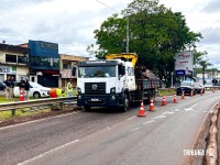 PRF informa fechamento do acesso ao Jardim Jupira na BR-277 em Foz do Iguaçu PRF informa fechamento do acesso ao Jardim Jupira na BR-277 em Foz do Iguaçu