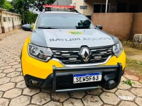 Homem joga cachorrinha no rio e acaba preso em flagrante pela Policia Militar Homem joga cachorrinha no rio e acaba preso em flagrante pela Policia Militar