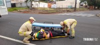 Motociclista é socorrido pelo Siate após colisão na Av. República Argentina Motociclista é socorrido pelo Siate após colisão na Av. República Argentina