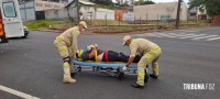 Motociclista é socorrido pelo Siate após colisão na Av. República Argentina Motociclista é socorrido pelo Siate após colisão na Av. República Argentina