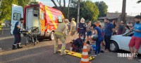 Criança é atropelada por ciclista ao sair do colégio no Bairro Porto Meira Criança é atropelada por ciclista ao sair do colégio no Bairro Porto Meira