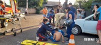 Criança é atropelada por ciclista ao sair do colégio no Bairro Porto Meira Criança é atropelada por ciclista ao sair do colégio no Bairro Porto Meira