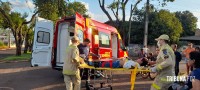 Criança é atropelada por ciclista ao sair do colégio no Bairro Porto Meira Criança é atropelada por ciclista ao sair do colégio no Bairro Porto Meira