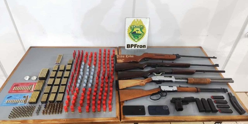 BPFRON prende dois homens e apreende 6 armas de fogo em Marechal Cândido Rondon BPFRON prende dois homens e apreende 6 armas de fogo em Marechal Cândido Rondon