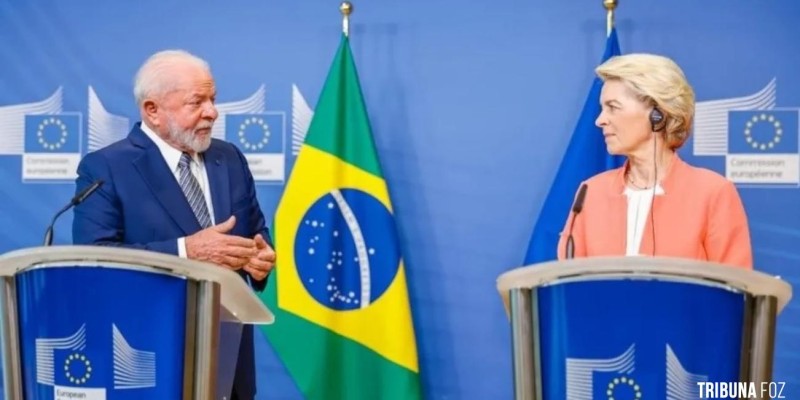 Sob pressão do tarifaço, UE quer fechar acordo com Mercosul antes do Natal Sob pressão do tarifaço, UE quer fechar acordo com Mercosul antes do Natal