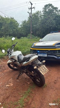 GOT da Guarda Municipal recupera moto com queixa de furto/roubo no Campos do Iguaçu GOT da Guarda Municipal recupera moto com queixa de furto/roubo no Campos do Iguaçu