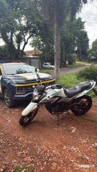 GOT da Guarda Municipal recupera moto com queixa de furto/roubo no Campos do Iguaçu GOT da Guarda Municipal recupera moto com queixa de furto/roubo no Campos do Iguaçu