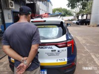 Guarda Municipal prende foragido da justiça próximo a rodoviária de Foz Guarda Municipal prende foragido da justiça próximo a rodoviária de Foz