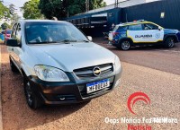 Guarda Municipal recupera veículo roubado no bairro Campos do Iguaçu Guarda Municipal recupera veículo roubado no bairro Campos do Iguaçu