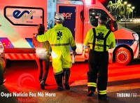 Mulher arrasta motocicleta por 200 metros após acidente na BR-277; motociclista e passageiro ficam feridos Mulher arrasta motocicleta por 200 metros após acidente na BR-277; motociclista e passageiro ficam feridos