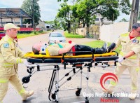 Colisão entre dois carros na marginal da BR-277 deixa duas pessoas feridas Colisão entre dois carros na marginal da BR-277 deixa duas pessoas feridas