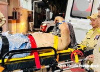 Foragido da justiça foge da PM e acaba baleado e preso em Foz do Iguaçu Foragido da justiça foge da PM e acaba baleado e preso em Foz do Iguaçu