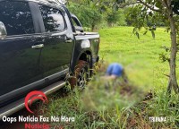 Empresário é encontrado morto ao lado de caminhonete no interior de Santa Helena Empresário é encontrado morto ao lado de caminhonete no interior de Santa Helena