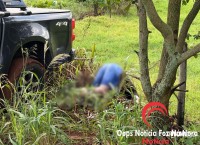 Empresário é encontrado morto ao lado de caminhonete no interior de Santa Helena Empresário é encontrado morto ao lado de caminhonete no interior de Santa Helena