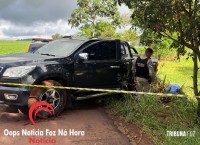 Empresário é encontrado morto ao lado de caminhonete no interior de Santa Helena Empresário é encontrado morto ao lado de caminhonete no interior de Santa Helena