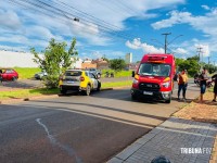 Ladrões de moto se dão mal após fugirem da Policia Militar. Um foi baleado e outro preso na Av. Andradina Ladrões de moto se dão mal após fugirem da Policia Militar. Um foi baleado e outro preso na Av. Andradina