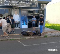 Ladrões de moto se dão mal após fugirem da Policia Militar. Um foi baleado e outro preso na Av. Andradina Ladrões de moto se dão mal após fugirem da Policia Militar. Um foi baleado e outro preso na Av. Andradina