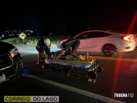 Colisão traseira deixa mulher ferida e mobiliza atendimento do SAMU em Santa Helena Colisão traseira deixa mulher ferida e mobiliza atendimento do SAMU em Santa Helena