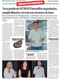 Nova gestão do SITROFI intensifica negociações, amplia filiações e investe em estrutura de lazer Nova gestão do SITROFI intensifica negociações, amplia filiações e investe em estrutura de lazer