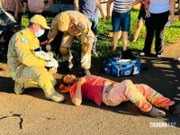 Siate é acionado para atendimento de acidente no Jardim São Paulo Siate é acionado para atendimento de acidente no Jardim São Paulo