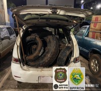 PF e PM realizam sete apreensões às margens do Rio Paraná em Foz do Iguaçu PF e PM realizam sete apreensões às margens do Rio Paraná em Foz do Iguaçu