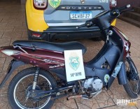 Motoneta de origem paraguaia é apreendida após fuga policial em São Miguel do Iguaçu Motoneta de origem paraguaia é apreendida após fuga policial em São Miguel do Iguaçu