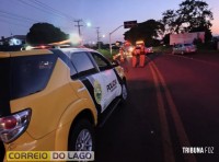 Três pessoas ficam feridas em acidente entre Marechal Cândido Rondon a Nova Santa Rosa Três pessoas ficam feridas em acidente entre Marechal Cândido Rondon a Nova Santa Rosa