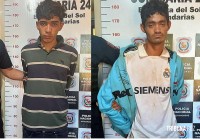 Dois ladrões de motos são presos em Hernandarias, no Paraguai Dois ladrões de motos são presos em Hernandarias, no Paraguai