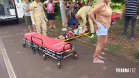 Motociclista é socorrido pelo Siate após colisão na Av. General Meira Motociclista é socorrido pelo Siate após colisão na Av. General Meira