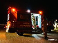 Grave acidente entre carro e moto deixa mulher em estado gravíssimo na Av. Perimetral Leste Grave acidente entre carro e moto deixa mulher em estado gravíssimo na Av. Perimetral Leste