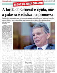 General Silva e Luna mentiu que daria R$ 500 de auxilio escolar para cada aluno General Silva e Luna mentiu que daria R$ 500 de auxilio escolar para cada aluno