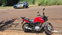 Guarda Municipal recupera motocicleta recém furtada no bairro Três Lagoas Guarda Municipal recupera motocicleta recém furtada no bairro Três Lagoas