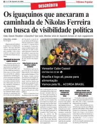 Os iguaçuinos que anexaram a caminhada de Nikolas Ferreira em busca de visibilidade política Os iguaçuinos que anexaram a caminhada de Nikolas Ferreira em busca de visibilidade política