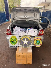 Ação integrada apreende veículo com mercadorias descaminhadas e eletrônicos em Hotel de Foz do Iguaçu Ação integrada apreende veículo com mercadorias descaminhadas e eletrônicos em Hotel de Foz do Iguaçu