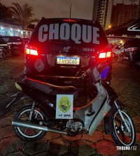 Polícia Militar recupera motoneta furtada na região da Braz em Foz do Iguaçu Polícia Militar recupera motoneta furtada na região da Braz em Foz do Iguaçu