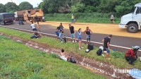 Colisão entre ônibus e carreta deixa feridos e interdita a BR-277 em São Miguel do Iguaçu Colisão entre ônibus e carreta deixa feridos e interdita a BR-277 em São Miguel do Iguaçu