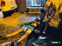 Casal é esfaqueado no bairro Jardim Dourado e encaminhado em estado grave ao hospital Casal é esfaqueado no bairro Jardim Dourado e encaminhado em estado grave ao hospital