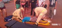 Siate socorre duas vítimas após colisão na Av. Morenitas Siate socorre duas vítimas após colisão na Av. Morenitas