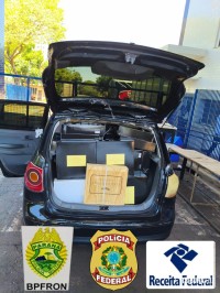 PF, PM e Receita Federal apreende três veículos com vinhos descaminhados na Ponte Tancredo Neves e Vila Portes PF, PM e Receita Federal apreende três veículos com vinhos descaminhados na Ponte Tancredo Neves e Vila Portes