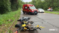 Motociclista morre após grave acidente na Av. Beira Rio em Foz do Iguaçu Motociclista morre após grave acidente na Av. Beira Rio em Foz do Iguaçu