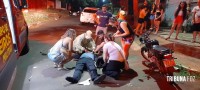 Motociclista fica ferido após colisão no Parque Ouro Verde em Foz do Iguaçu Motociclista fica ferido após colisão no Parque Ouro Verde em Foz do Iguaçu