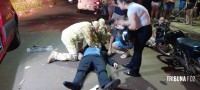 Motociclista fica ferido após colisão no Parque Ouro Verde em Foz do Iguaçu Motociclista fica ferido após colisão no Parque Ouro Verde em Foz do Iguaçu