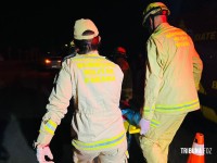 Grave acidente na Av. Perimetral Leste: Motorista fica preso nas ferragens após colidir contra motocicleta Grave acidente na Av. Perimetral Leste: Motorista fica preso nas ferragens após colidir contra motocicleta