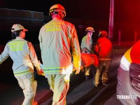 Grave acidente na Av. Perimetral Leste: Motorista fica preso nas ferragens após colidir contra motocicleta Grave acidente na Av. Perimetral Leste: Motorista fica preso nas ferragens após colidir contra motocicleta