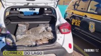 PRF apreende drogas em Renault Kwid e prende homem na BR-277 em Céu Azul PRF apreende drogas em Renault Kwid e prende homem na BR-277 em Céu Azul