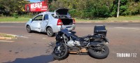 Motociclista é socorrido pelo Siate após colisão na Av. das Cataratas Motociclista é socorrido pelo Siate após colisão na Av. das Cataratas