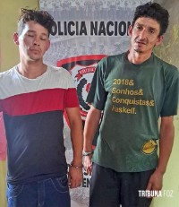 Dois presos por roubo de motocicleta em Presidente Franco no Paraguai; Um possuía dois mandado de prisão ativo Dois presos por roubo de motocicleta em Presidente Franco no Paraguai; Um possuía dois mandado de prisão ativo