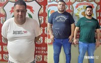 Três presos e veículos apreendidos após roubo em Presidente Franco, no Paraguai Três presos e veículos apreendidos após roubo em Presidente Franco, no Paraguai
