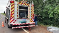Acidente na PR-497 em Missal deixa dois mortos após caminhão pegar fogo Acidente na PR-497 em Missal deixa dois mortos após caminhão pegar fogo